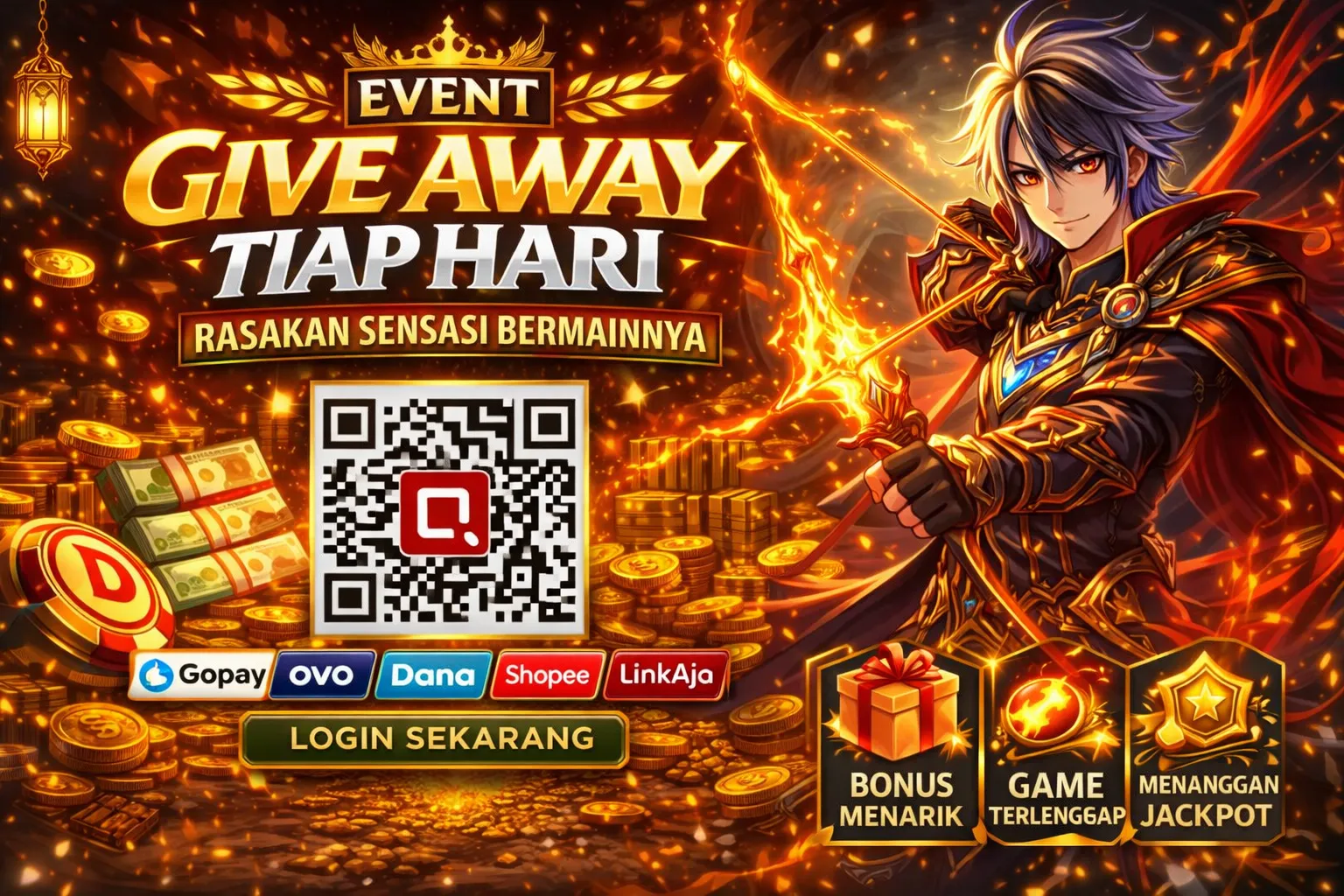 Galeri foto HOKI18 • Portal Referensi Game Online Dengan Fitur Deposit Kilat Aman! di Jakarta